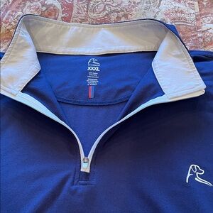 Rhoback Deep Blue Performance Q zip XXXL long sleeve